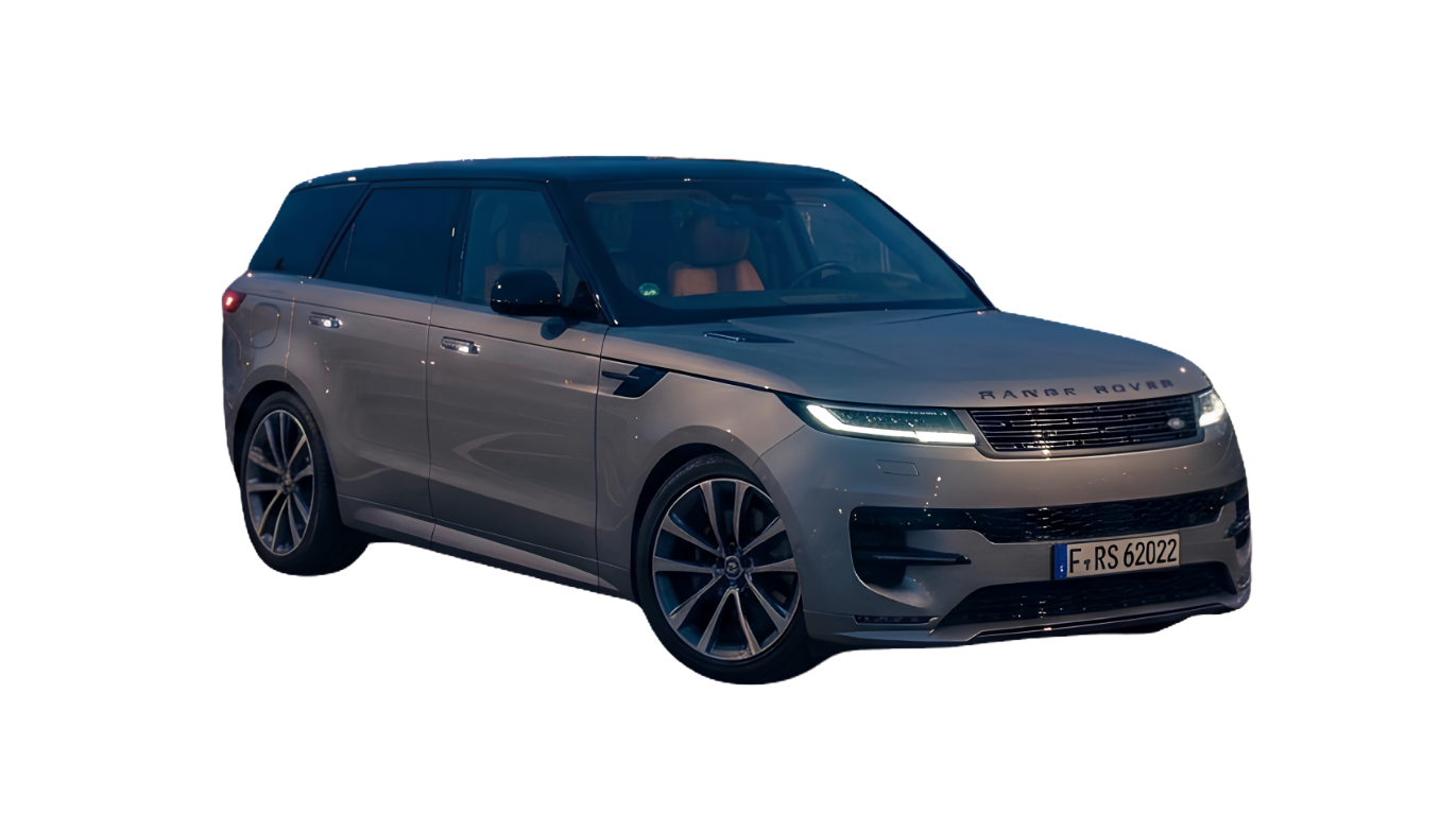 Range Rover Sport D350, widok z przodu w hali salonu OKTAM